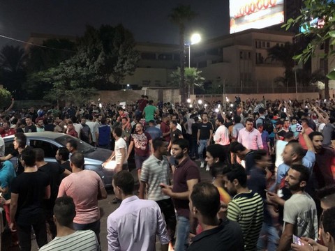 Rares manifestations anti-Sissi en Egypte