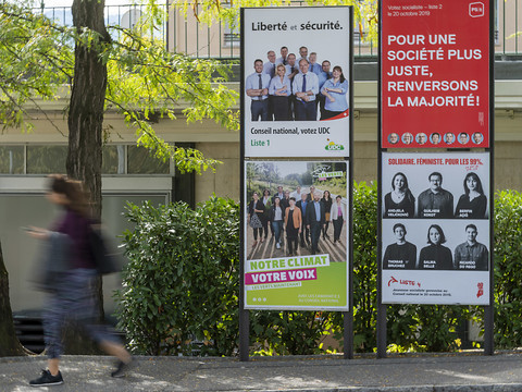 La vague verte se renforce encore, le PLR connaît un coup d'arrêt