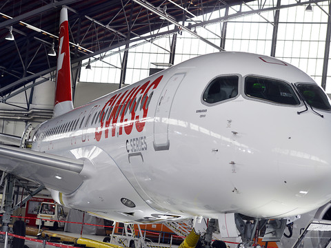 Swiss: la majorité des avions A220 inspectés et remis en service