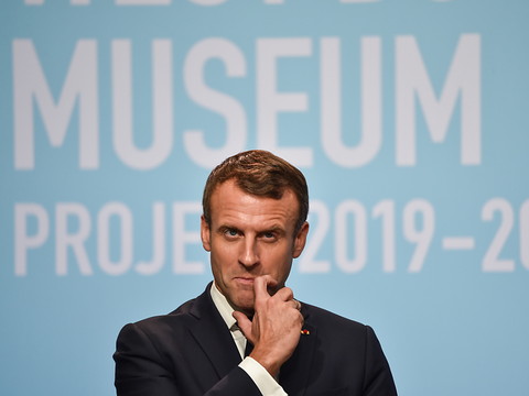 Emmanuel Macron inaugure le Centre Pompidou de Shanghai