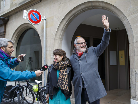La Verte Lisa Mazzone et le socialiste Carlo Sommaruga sont élus