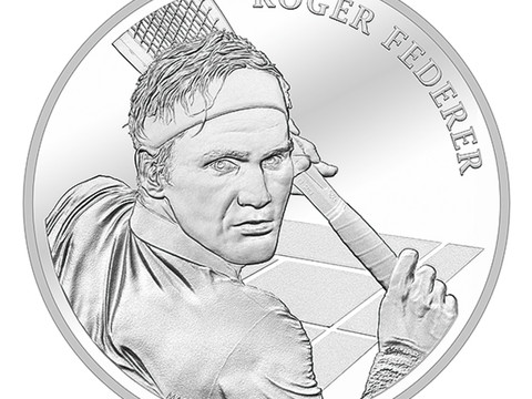 Roger Federer aura une pièce de monnaie à son effigie