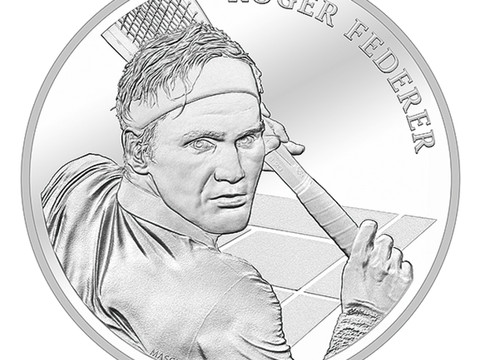 La pièce à l'effigie de Roger Federer est déjà épuisée