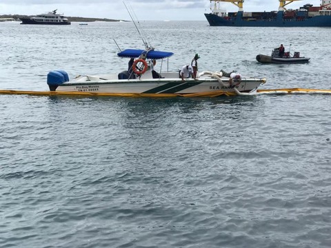 Une nappe de diesel qui menaçait les Galapagos 