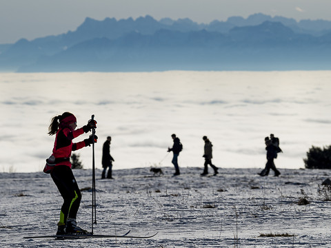 Affluence en partie record dans les stations de sports d'hiver