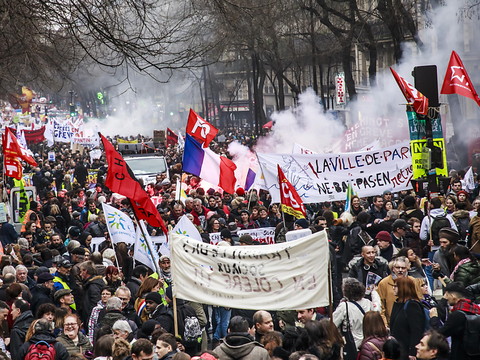 Importante manifestation contre la réforme des retraites