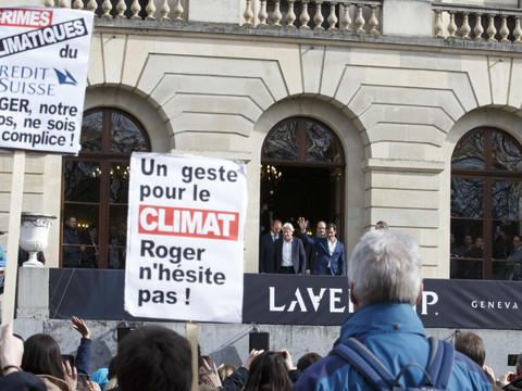 Credit Suisse répond aux critiques d'activistes climatiques