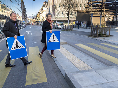 Genève: 250 panneaux de signalisation féminisés