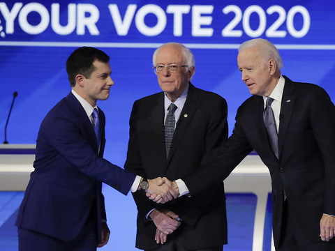 Débat démocrate: attaque en règle contre Buttigieg et Sanders