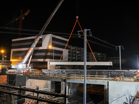 Gros travaux engagés sur la route de la Fonderie à Fribourg