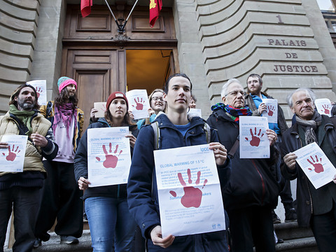 Le Tribunal de police de Genève condamne un activiste pro-climat