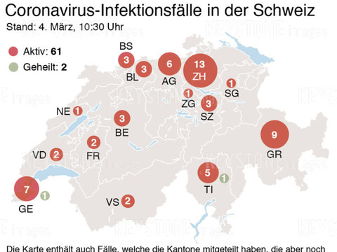 La situation est sérieuse, selon l'OFSP