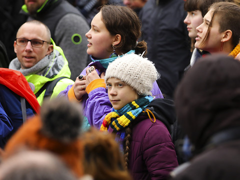 Manif des jeunes pour le climat à Bruxelles avec Greta Thunberg