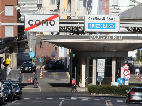 Les frontaliers italiens pourront traverser la frontière