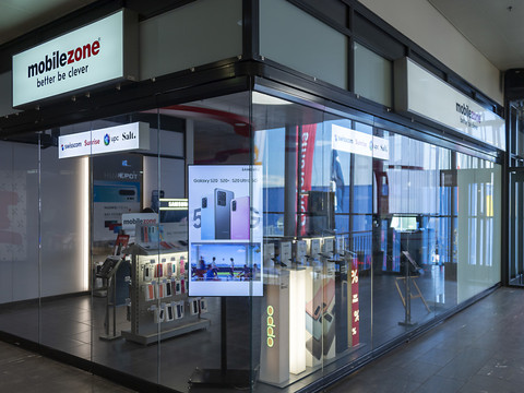 Une grande partie des boutiques de Mobilezone restent ouvertes