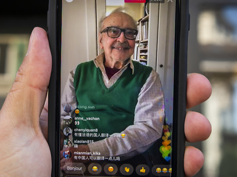 Jean-Luc Godard en live mardi sur le compte Instagram de l'ECAL