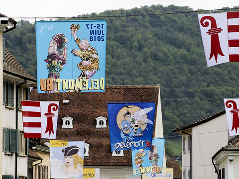 Delémont’BD 2020 sur les murs des grandes villes romandes