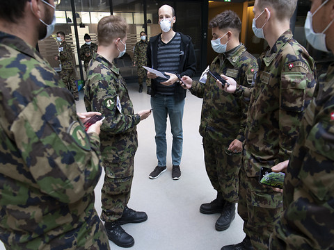 L'application de traçage de l'EPFL testée par des soldats