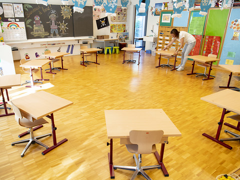 L'école se prépare à la rentrée de lundi