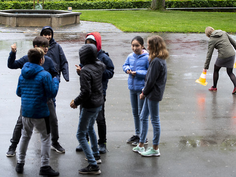 Une rentrée particulière au collège de Chanel à Morges