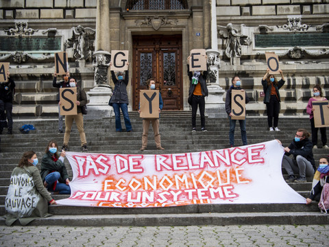 Lausanne: actions symboliques dans les rues et contrôle d'identité
