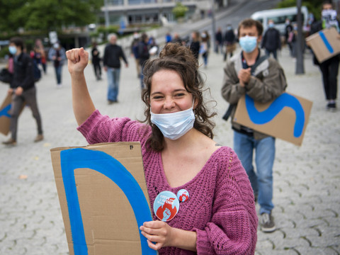 Les jeunes gévistes du climat ont occupé internet, les balcons mais aussi la rue
