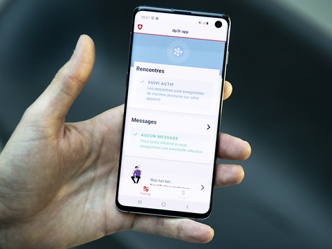 L'application pour compléter le traçage classique bien acceptée