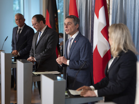 Rencontre ministérielle près de la frontière allemande