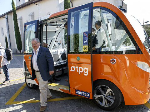 Des navettes autonomes sur demande testées à Genève