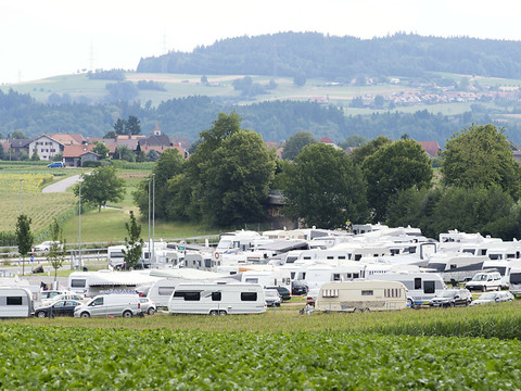 Une soixantaine de caravanes refoulées du canton du Jura