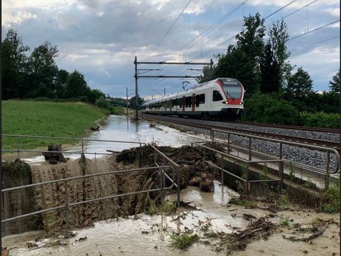 Orages: inondations et coulées de boue en terres lucernoises