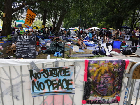 New York met fin à un campement de manifestants