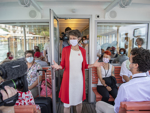 La cohésion face au coronavirus au coeur des discours du 1er août