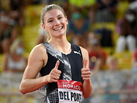 100 m: Del Ponte s'impose avec la manière