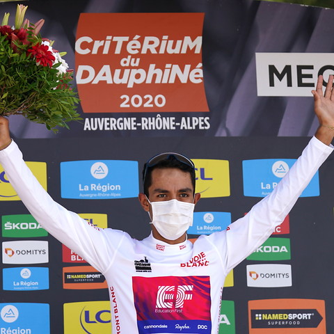 Daniel Martinez renverse Thibaut Pinot