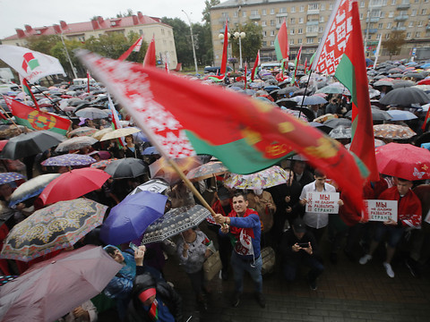 L'opposante Tikhanovskaïa salue la 