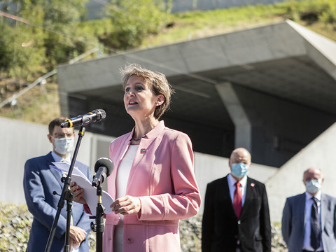 Inauguration du tunnel de base du Ceneri à Camorino (TI)