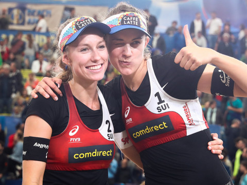 Betschart/Hüberli en huitièmes de finale