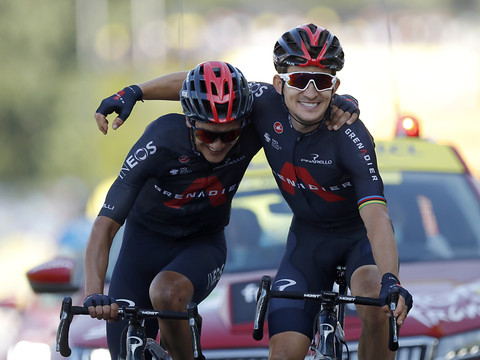 Ineos sauve l'honneur, Hirschi battu sur chute