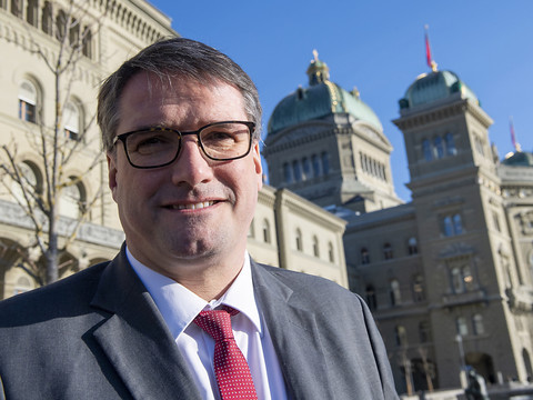 Christian Levra présente sa candidature au Conseil d'Etat