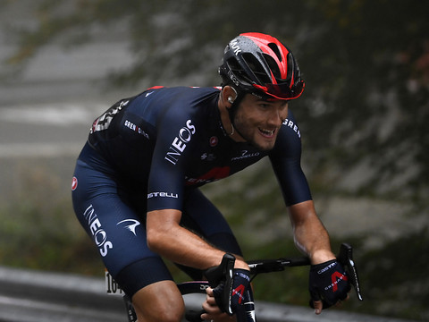 Tour d'Italie: Ganna remporte la 5e étape en solitaire