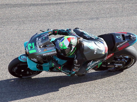 Morbidelli devance les Suzuki au Motorland d'Aragon