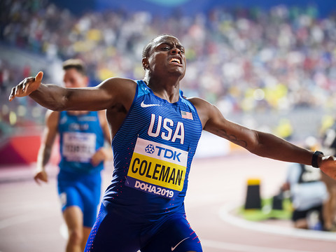 Christian Coleman suspendu deux ans