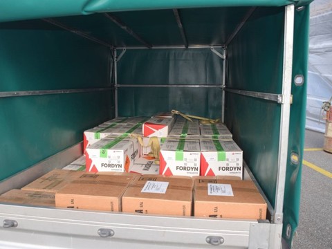 Centaines de kilos d'explosifs transportés illégalement sur l'A2