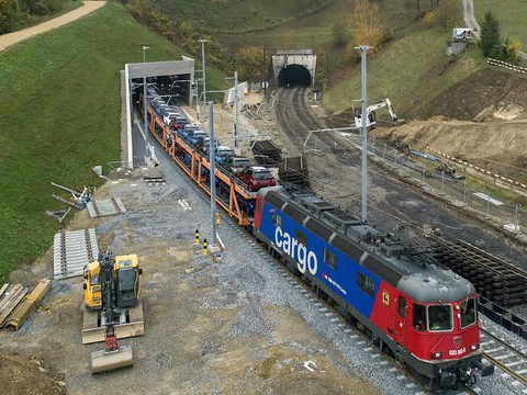 Le nouveau tunnel ferroviaire du Bözberg est opérationnel