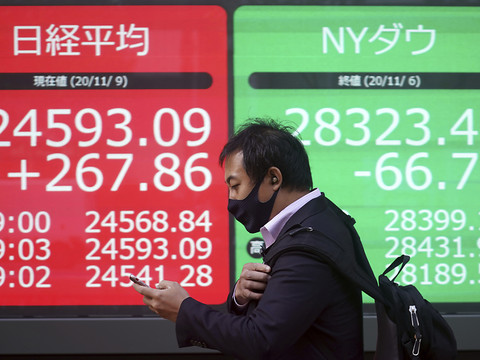 Les bourses asiatiques applaudissent l'élection de Biden