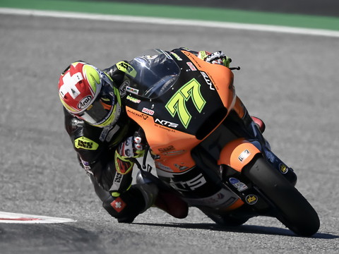 Moto2: Dominique Aegerter en selle à Portimão