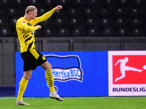 Bundesliga: quadruplé d'Haaland pour Dortmund