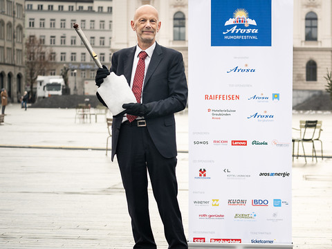 Daniel Koch a été distingué au festival d'humour d'Arosa (GR)