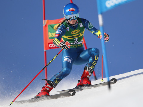 1re manche: Shiffrin en tête, Gisin 6e